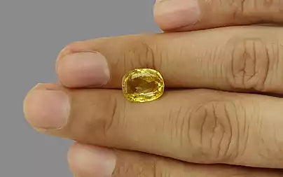 Yellow Sapphire - 4.39 Carats (Pukhraj - 4.79 Ratti)