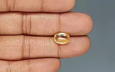 Yellow Sapphire - 4.35 Carats (Pukhraj - 4.74 Ratti)