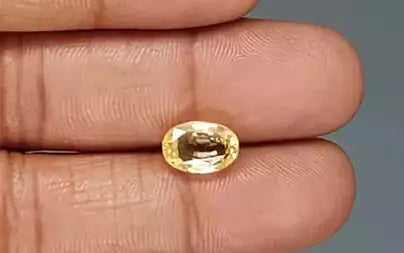Yellow Sapphire - 4.11 Carats (Pukhraj - 4.48 Ratti)