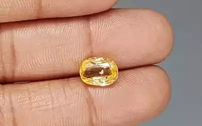 Yellow Sapphire - 4.03 Carats (Pukhraj - 4.39 Ratti)