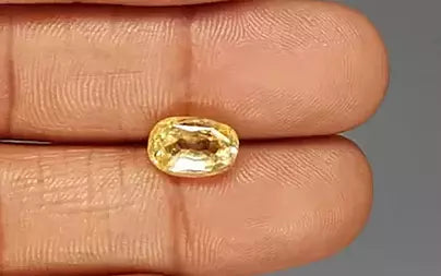 Yellow Sapphire - 4.13 Carats (Pukhraj - 4.50 Ratti)