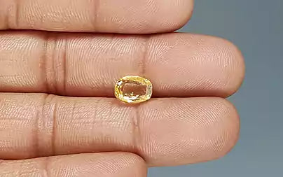 Yellow Sapphire - 4.02 Carats (Pukhraj - 4.38 Ratti)