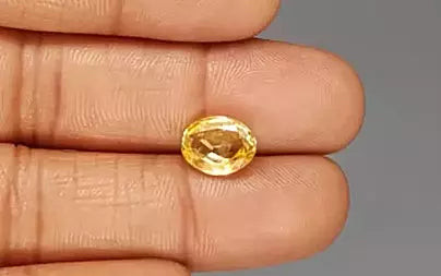 Yellow Sapphire - 4.06 Carats (Pukhraj - 4.43 Ratti)