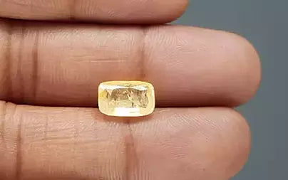 Yellow Sapphire - 4.28 Carats (Pukhraj - 4.67 Ratti)