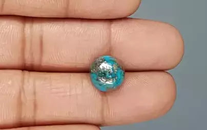 Turquoise - 5.60 Carats ( Firoza - 6.10 Ratti )