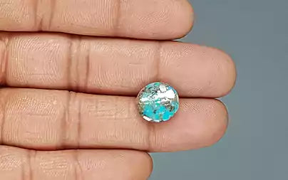 Turquoise - 6.72 Carats ( Firoza - 7.32 Ratti )