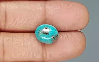 Turquoise - 6.61 Carats ( Firoza - 7.20 Ratti )