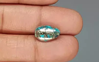 Turquoise - 4.54 Carats ( Firoza - 4.95 Ratti )