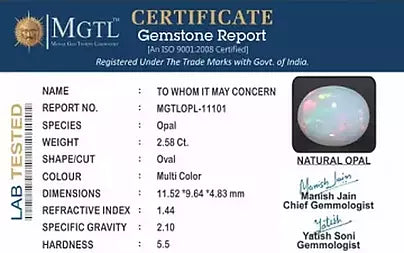 Opal - 2.58 Carats