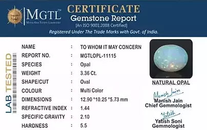 Opal - 3.36 Carats