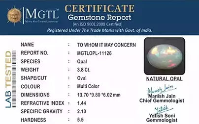 Opal - 3.80 Carats