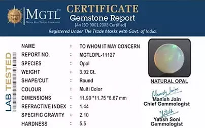 Opal - 3.92 Carats