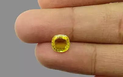 Yellow Sapphire - 2.53 Carats (Pukhraj - 2.76 Ratti)