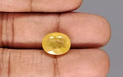 Yellow Sapphire - 6.87 Carats (Pukhraj - 7.49 Ratti)