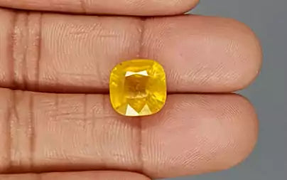 Yellow Sapphire - 8.68 Carats (Pukhraj - 9.46 Ratti)