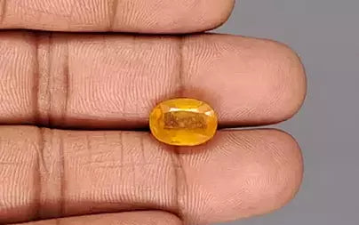 Yellow Sapphire - 6.29 Carats (Pukhraj - 6.86 Ratti)