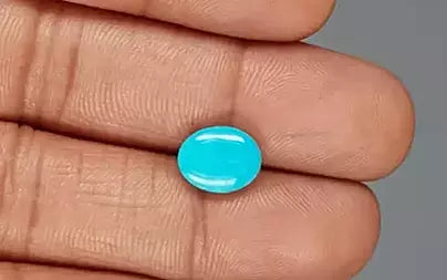 Turquoise - 2.71 Carats ( Firoza - 2.95 Ratti )