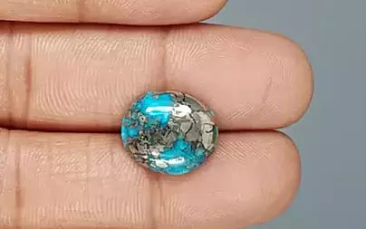 Turquoise - 8.28 Carats ( Firoza - 9.03 Ratti )