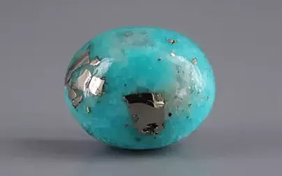 Turquoise - 6.61 Carats ( Firoza - 7.20 Ratti )