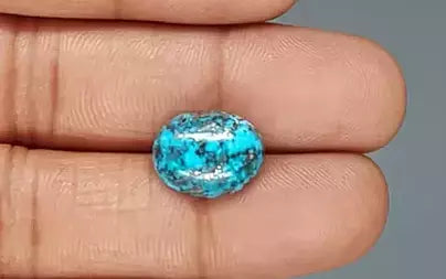 Turquoise - 7.05 Carats ( Firoza - 7.68 Ratti )