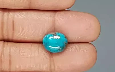Turquoise - 6.01 Carats ( Firoza - 6.55 Ratti )