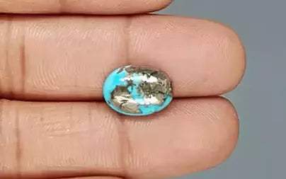 Turquoise - 5.27 Carats ( Firoza - 5.74 Ratti )