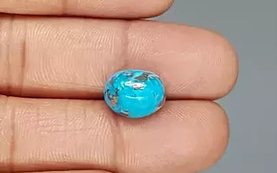 Turquoise - 8.44 Carats ( Firoza - 9.20 Ratti )