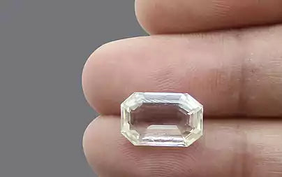 White Sapphire - 7.46 Carats (Safed Pukhraj - 8.13 Ratti)