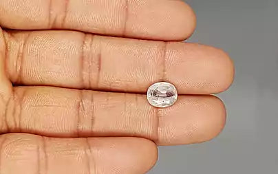 White Sapphire - 3.88 Carats (Safed Pukhraj - 4.23 Ratti)
