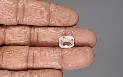 White Sapphire - 5.20 Carats (Safed Pukhraj - 5.67 Ratti)