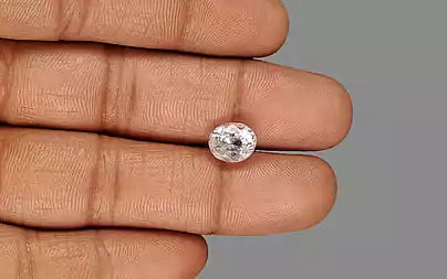 White Sapphire - 4.07 Carats (Safed Pukhraj - 4.44 Ratti)