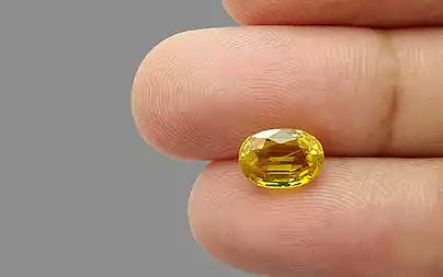 Yellow Sapphire - 2.54 Carats (Pukhraj - 2.77 Ratti)
