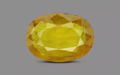 Yellow Sapphire - 4.07 Carats (Pukhraj - 4.44 Ratti)
