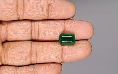 5.29 Carats Octagon Emerald