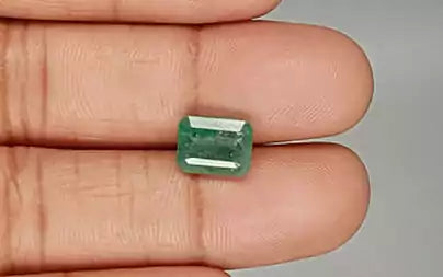 3.17 Carats Octagon Emerald