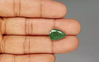 5.42 Carats Pear Emerald