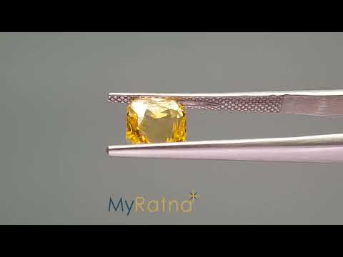 Yellow Sapphire - 3.08 Carats (Pukhraj - 3.36 Ratti)