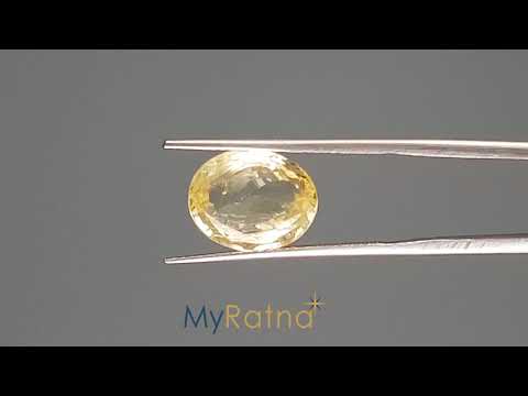 Yellow Sapphire - 6.20 Carats (Pukhraj - 6.76 Ratti)
