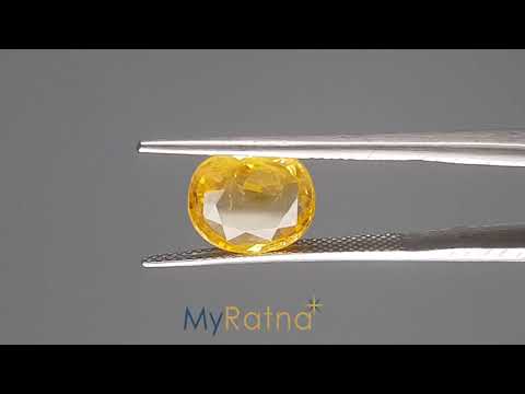 Yellow Sapphire - 4.02 Carats (Pukhraj - 4.38 Ratti)