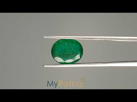 3.12 Carats Oval Emerald