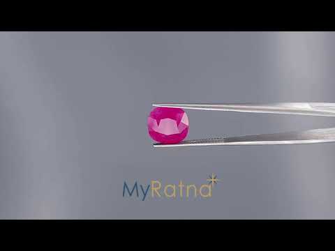 8.63 Carats Cushion Ruby
