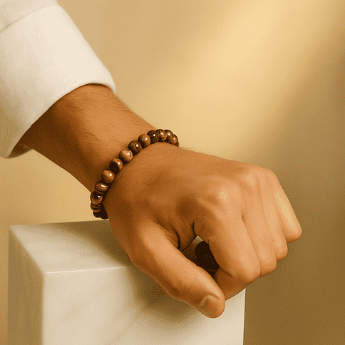 Unisex Adult Tiger Eye Bracelet