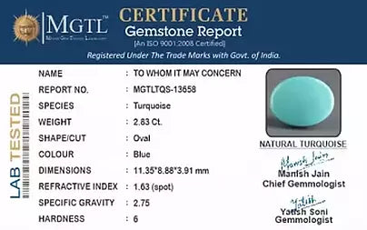 Turquoise - 2.83 Carats