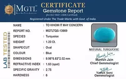 Turquoise - 1.20 Carats