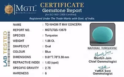 Turquoise - 1.86 Carats