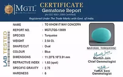 Turquoise - 2.54 Carats