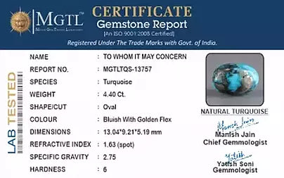 Turquoise - 4.40 Carats