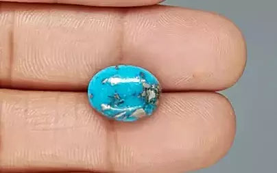 Turquoise - 7.51 Carats ( Firoza - 8.19 Ratti )