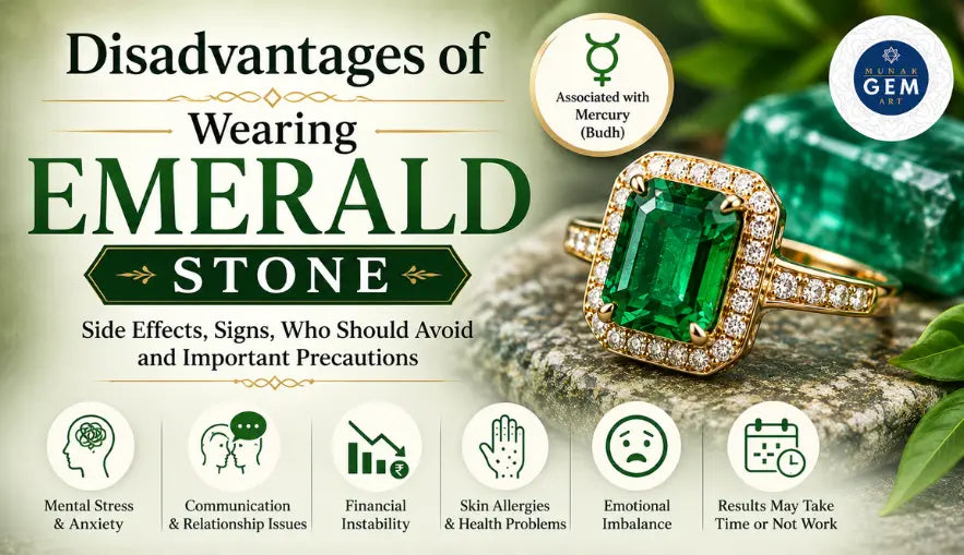 Disadvantages of Wearing Emerald Stone