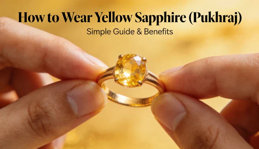 How to Wear Yellow Sapphire (Pukhraj)